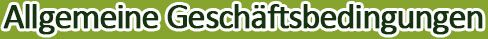Allgemeine Geschäftsbedingungen - Deterdings GmbH